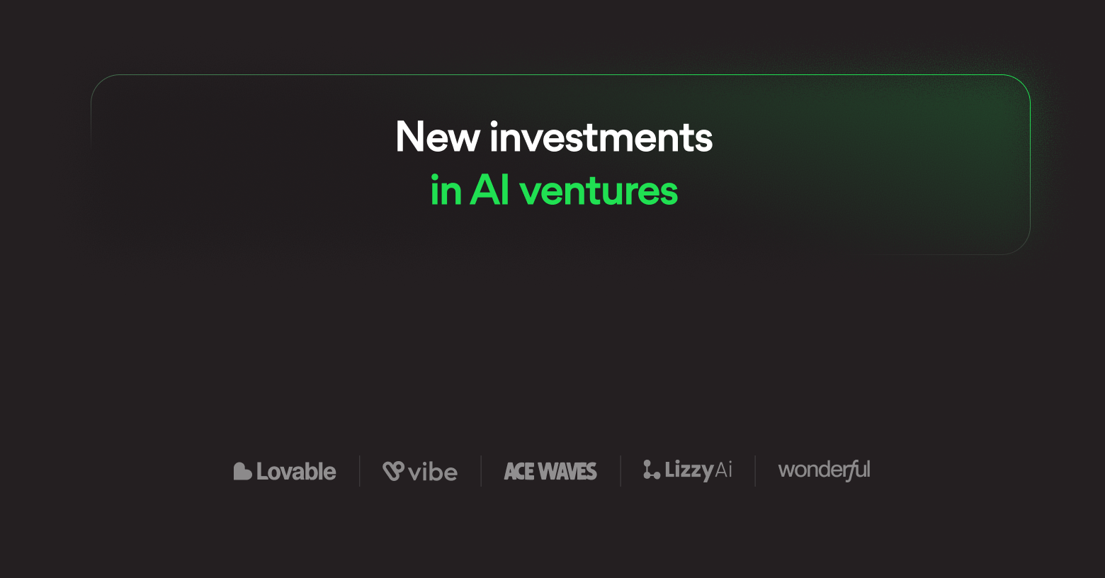 Focus on AI: Six New Investments