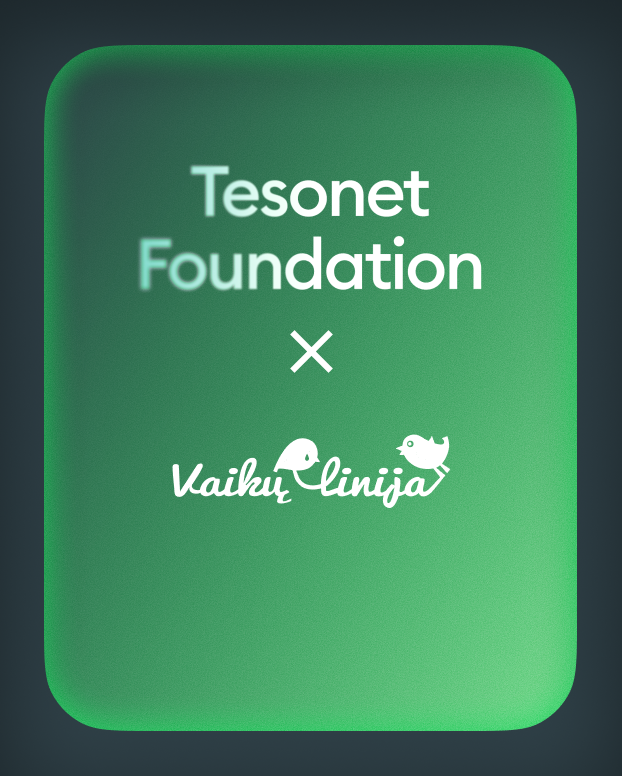 Tesonet Foundation partners with Vaikų Linija to strengthen children’s safety online